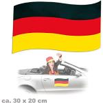 Fries - Auto-Magnetfahne Deutschland - 1St