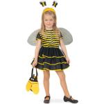 Gelbe Fries Bienenkostüme aus Polyester für Kinder Größe 104 