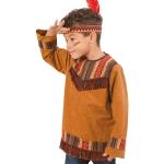 Orange Fries Indianerkostüme aus Polyester für Kinder Größe 104 