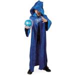 Blaue Fries Zauberer-Kostüme aus Polyester für Kinder Größe 128 