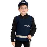 Blaue Polizei-Kostüme aus Polyester für Kinder Größe 116 
