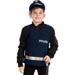 Fries Kinder-Kostüm Größe 140 Polizei-Weste Blau