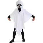 Weiße Gespenster-Kostüme aus Polyester für Kinder Größe 164 