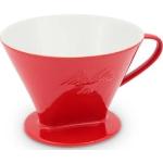 Rote Friesland Runde Pour Over Kaffeebereiter aus Keramik mikrowellengeeignet 