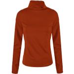 Orange Langärmelige Frija Omina Bio Nachhaltige Rollkragen Rollkragenshirts aus Baumwolle für Damen Größe XS 