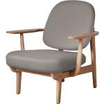 Hellbeige Fritz Hansen Loungestühle aus Massivholz mit Armlehne Breite 0-50cm, Höhe 0-50cm, Tiefe 0-50cm 