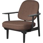 Hellbraune Fritz Hansen Loungestühle aus Massivholz mit Armlehne Breite 0-50cm, Höhe 0-50cm, Tiefe 0-50cm 
