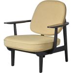 Gelbe Fritz Hansen Loungestühle mit Kopenhagen-Motiv aus Stoff mit Armlehne Breite 0-50cm, Höhe 0-50cm, Tiefe 0-50cm 
