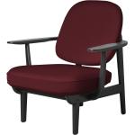 Rote Fritz Hansen Loungestühle aus Massivholz mit Armlehne Breite 0-50cm, Höhe 0-50cm, Tiefe 0-50cm 