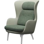 Mintgrüne Fritz Hansen Lounge Sessel aus Textil 