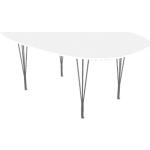 Fritz Hansen Rechteckige Design Tische aus Metall Breite 100-150cm, Höhe 100-150cm, Tiefe 100-150cm 