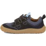 Cobaltblaue Froddo Low Sneaker mit Klettverschluss aus Veloursleder wasserabweisend für Kinder Größe 33 