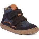 Marineblaue Froddo High Top Sneaker & Sneaker Boots mit Klettverschluss aus Veloursleder für Kinder Größe 34 für den für den Winter 