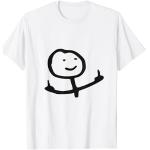 Blaue Emoji Smiley T-Shirts für Herren Größe S 