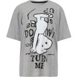 Reduzierte Graue Frogbox Die Peanuts Snoopy T-Shirts für Damen Größe XS 