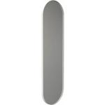 Reduzierte Weiße Minimalistische Ovale Badspiegel & Badezimmerspiegel aus Aluminium 