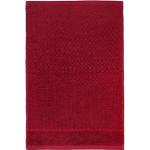 Rote frottana Gästehandtücher aus Baumwolle maschinenwaschbar 30x50 6-teilig 