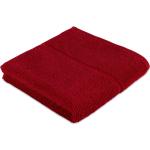 Rote Moderne Gästehandtücher aus Textil schnelltrocknend 50x100 