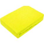 Gelbe Spannbettlaken & Spannbetttücher aus Frottee trocknergeeignet 220x200 