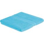 Blaue Unifarbene Badehandtücher & Badetücher aus Frottee 100x150 