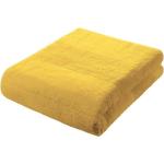 Gelbe Unifarbene Fleuresse Handtücher aus Frottee maschinenwaschbar 90x200 