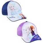Kappe für Kinder die Eiskönigin Frozen Elsa und Anna Mädchen von 3 bis 9 Jahren Rosa und Violett 