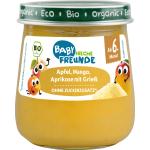 Aprikose Zuckerfreie Freche Freunde Bio Baby-Grießbreie mit Aprikose für ab dem 6. Monat 