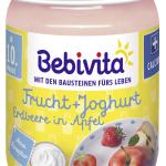 Frucht & Joghurt Erdbeere in Apfel, ab dem 10.Monat Bebivita (190 g)