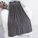 Schwarze Casual Leinenröcke aus Leinen Handwäsche für Damen Einheitsgröße für den für den Sommer 