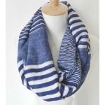 Marineblaue Schlauchschals & Loop-Schals aus Viskose für Damen für den für den Winter 