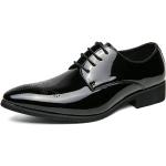 Schwarze Business Hochzeitsschuhe & Oxford Schuhe für Herren für den für den Frühling 