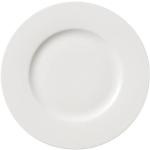 Reduzierte Weiße Minimalistische Villeroy & Boch Twist White Frühstücksteller 21 cm aus Porzellan 