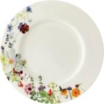 Reduzierte Weiße Blumenmuster Rosenthal Brillance Frühstücksteller 23 cm aus Porzellan 
