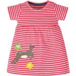Bestickte Kurzärmelige Frugi Bio Nachhaltige Bestickte Kinderkleider mit Tiermotiv aus Jersey 