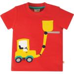 Rote Motiv Frugi Bio Nachhaltige Kinder T-Shirts maschinenwaschbar für den für den Sommer 