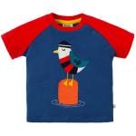 Kurzärmelige Frugi Nachhaltige Kinder T-Shirts mit Vogel-Motiv aus Baumwolle 