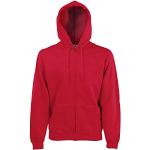 Fruit of the Loom - Hooded Sweat Jacket - Modell 2013 XL,Red