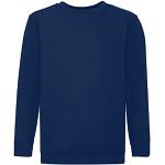 Fruit of the Loom Jungen Regular Fit Sweatshirt, Blau (Navy 32), Gr. 164 CM (Herstellergröße: 14/15 Jahre )