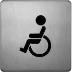 FSB Hinweiszeichen 4058 Rollstuhlfahrer Aluminium F1