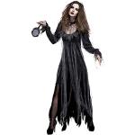 Schwarze Rundhals-Ausschnitt Zombiebraut-Kostüme & Geisterbraut-Kostüme aus Polyester für Damen 
