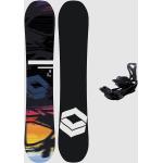 FTWO Reverse 147 + Sonic Pro M Black 2023 Snowboard-Set schwarz Herren