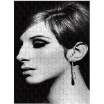Für Erwachsene, 1000 Teile Holzpuzzle, Sängerin Barbra Streisand Foto 75 50cm