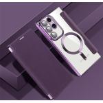 Lila Samsung Galaxy S24 Ultra Hüllen Art: Flip Cases durchsichtig 