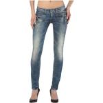 Blaue FUGA Lolipop Slim Fit Jeans aus Denim für Damen Weite 32, Länge 34 