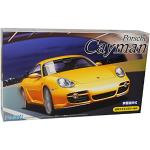 Gelbe Fujimi Porsche Cayman Modellautos & Spielzeugautos aus Kunststoff 