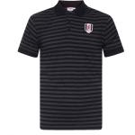 Fulham FC - Herren Polo-Shirt mit Streifen - meliert - Offizielles Merchandise
