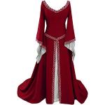 Rote Der Hobbit Mittelalterkleider für Damen Größe 3 XL 