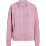 Reduzierte Pinke Streetwear Zip Hoodies & Sweatjacken mit Reißverschluss mit Kapuze für Damen Größe S 
