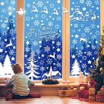 Fensterbilder Weihnachten Selbstklebend Weihnachts Fensteraufkleber Rentier