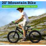 Fully 20 Zoll Kinder Fahrrad MTB Mountainbike 7 Gänge Kinderrad City Bike Jungen